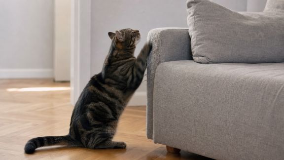 Astuces pour limiter les dégâts quand votre chat fait ses griffes sur vos meubles