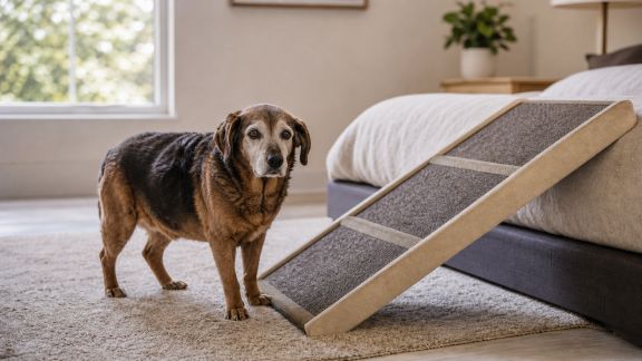Marches et escaliers pour animaux : quelle solution d’accès choisir pour vos compagnons âgés ?