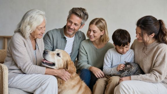 Rencontres intergénérationnelles organisées autour des animaux de compagnie