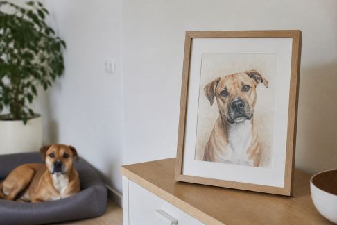 Le succès des portraits animaliers personnalisés : simple tendance déco ou preuve d’amour ?