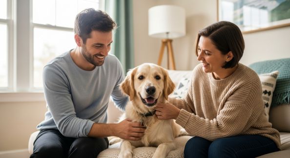 Témoignage d’une famille adoptante : les premiers mois avec un animal de refuge