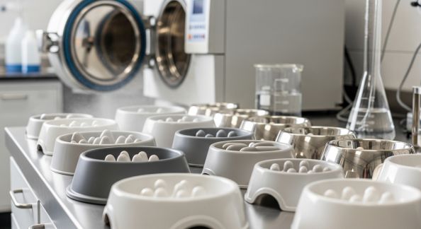 Expérience sur la stérilisation de bols anti-gloutons pour chiens : utilité réelle ?
